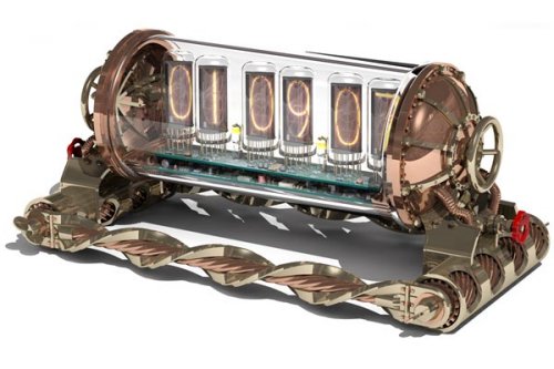 Steampunk Nixie Clock