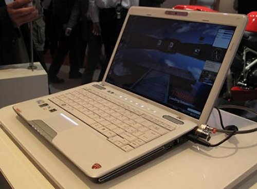 Toshiba unveils U500 Ducati laptop