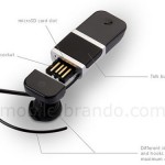 Bluetooth headset and microSD reader