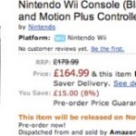 Black Nintendo Wii bundle on Amazon UK, £164.99 Black Nintendo Wii bundle on Amazon UK, £164.99
