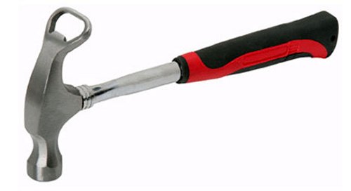 Bottle-opener hammer for drinking on the construction job