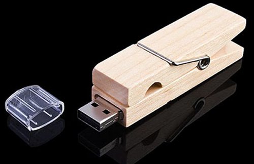 Clothes Pin USB drive