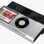 Green Power's sliding speaker for iPod Green Power's sliding speaker for iPod