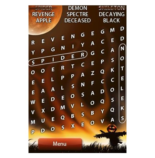 Halloween word search Halloween word search