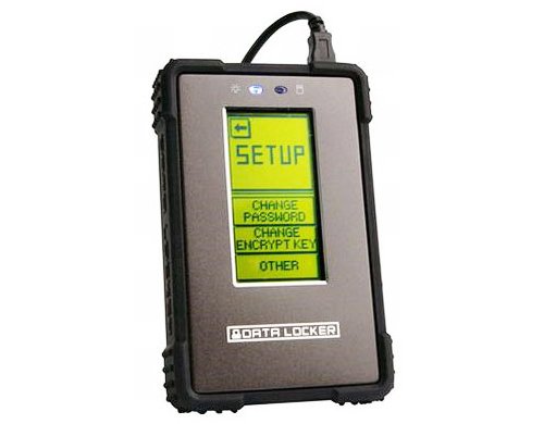 1TB Origin Storage Portable Hard Drive with hardware encryption