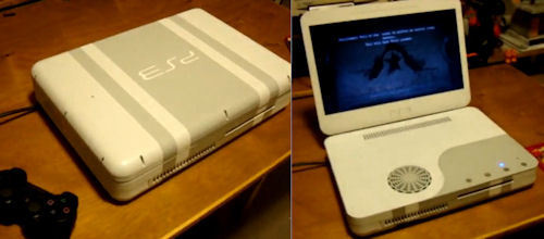 Ben Heck's PS3 Slim laptop
