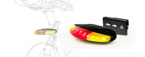 LED Bike Light uses an Accelerometer to sense when you brake
