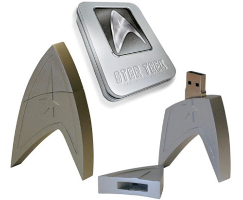 New Trek movie loaded on 4GB Star Trek Flash Drive
