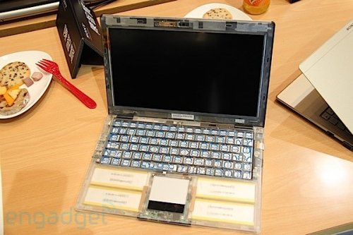 Transparent Sony VAIO X spotted