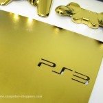 PS3 Slim dipped in 24kt gold PS3 Slim dipped in 24kt gold