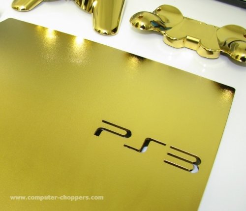 PS3 Slim dipped in 24kt gold