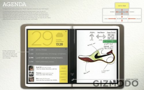 Microsoft Courier interface details