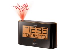 Elements Atomic Projection Alarm Clock with Indoor/Outdoor Thermometer