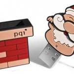 PQI limited edition Santa Claus on a Chimney USB flash drive