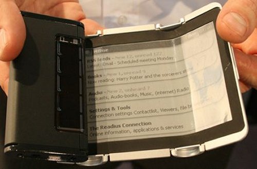 Readius-like ereader launching in 2010