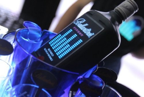 Light-Up Whisky Bottle