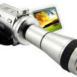 Digital Video Camcorder with optical telescope lens
