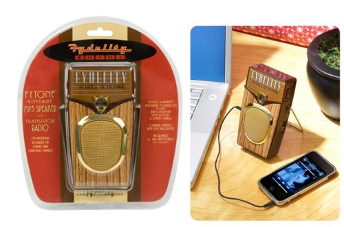 Fytone Vintage Mp3 Speaker and Transistor Radio