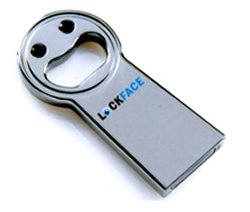 Lockface USB drive recognizes your face, mocks it