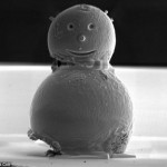World's smallest snowman built without snow World's smallest snowman built without snow