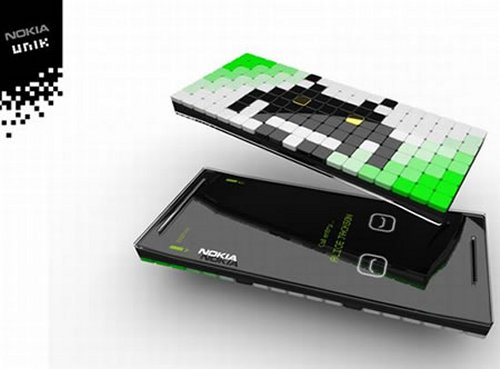 Nokia Unik concept phone changes texture to fit your mood