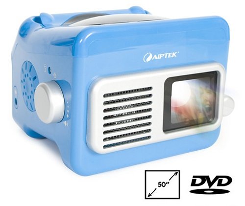 Portable DVD projector