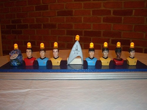 Pez Star Trek Figure Menorah