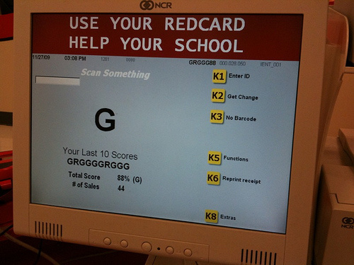 Target cashiers now play a "game" at the register