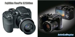 Fujifilm FinePix S2500HD camera with 18x optical zoom