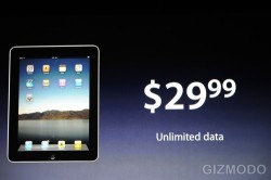 iPad gets unlimited data for $30/Month with no contract