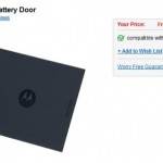 Verizon offers free replacement battery covers for the DROID