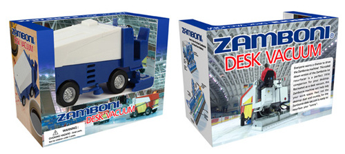 The Zamboni Vacuum cleans your desk