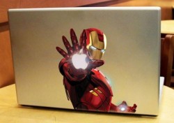 Iron Man MacBook decal