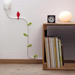 Why not decorate cables when you can't hide them?