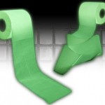 Glow in the dark toilet paper