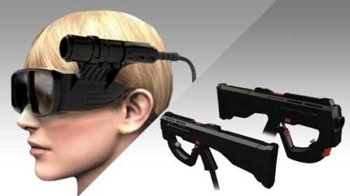 Metal Gear Arcade's head-tracking 3D glasses