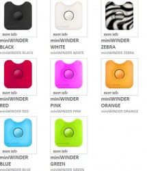 miniWINDER keeps earphones untangled