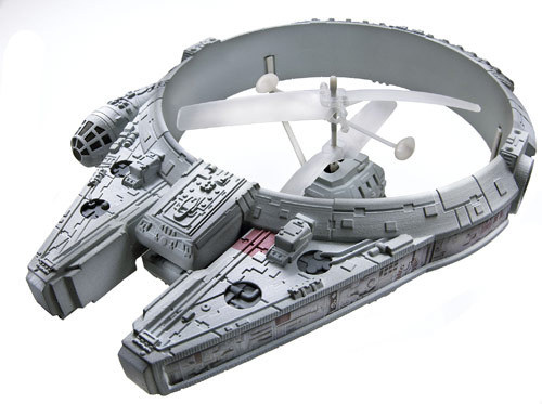 This Millennium Falcon actually flies, has no room for cargo