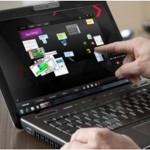 Toshiba Satellite U500-1EX laptop with Multi-Touch display