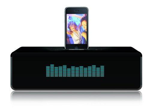 Santok SMC1000 iPhone Boombox Speaker with Visual Equalizer
