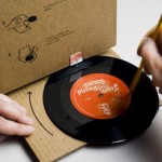 Cardboard Record Package doubles as player