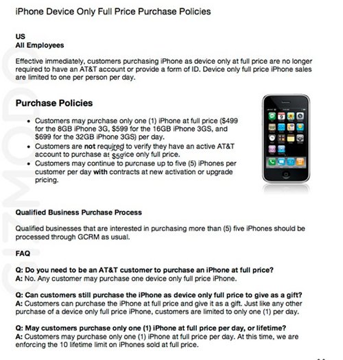 Apple now offering iPhones contract free