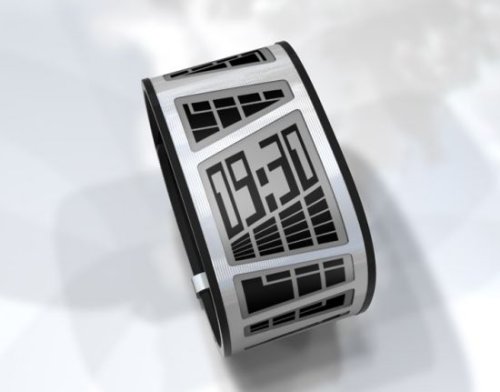 E Clock is like having an e-book on your wrist