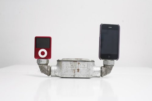 Industrial Double iPod Dock