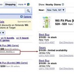 Google Mobile Search shows you what's in stock nearby