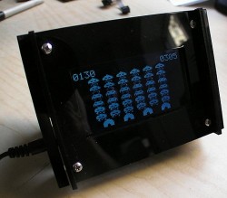 Awesome Space Invaders clock