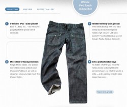 WTF Jeans have special pockets for all your gadgets