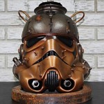 Steampunk Stormtrooper helmet