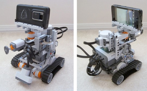 Lego Mindstorms robot powered by Nokia N900, Twitter