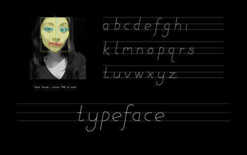 Typeface personalized font